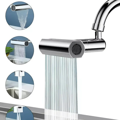 Extensor de Torneira 360° Inox – Arejador com 4 Modos