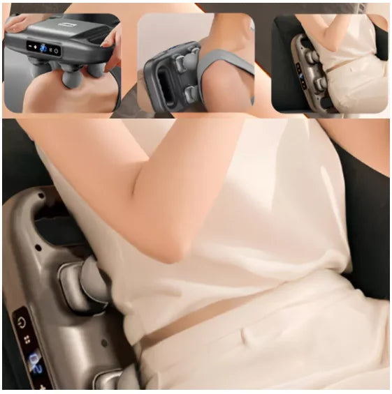 Massageador Muscular Wireless com 6 Cabeças – Relaxamento Fascia