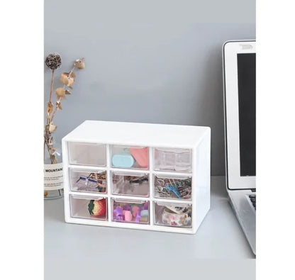 Organizador Multiuso com 9 Gavetas em Plástico Resistente