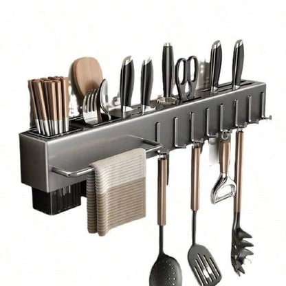 Organizador de Cozinha com Suporte para Facas, Colheres e Palitinhos
