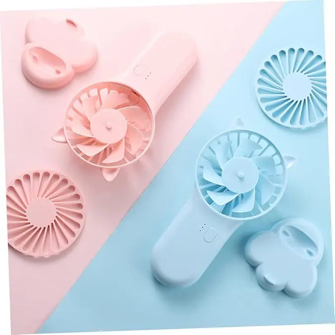Mini Ventilador Portátil USB Recarregável Silencioso
