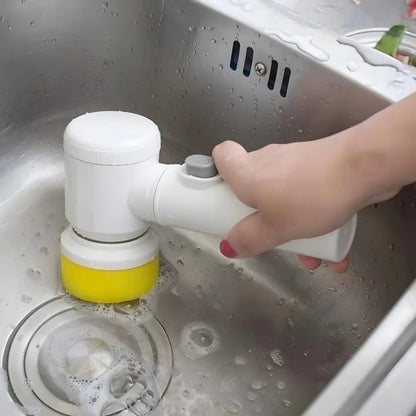 Escova Elétrica 5 em 1 Sem Fio para Limpeza