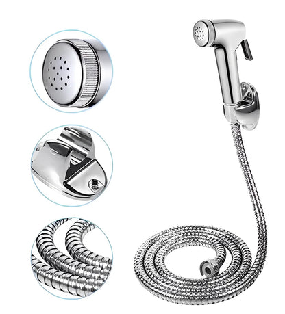 Ducha Higiênica Cromada em Inox Luxo