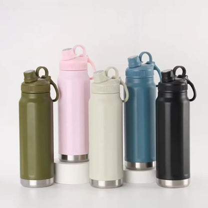 Garrafa Térmica 800ml com Alça e Bico Removível