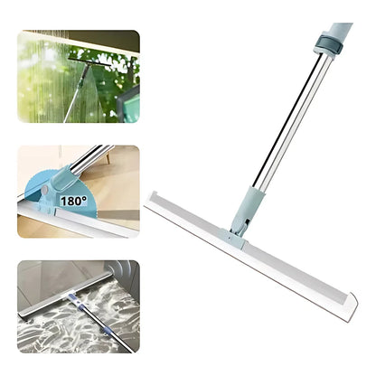 Rodo Multifuncional de Silicone para Limpeza de Pisos