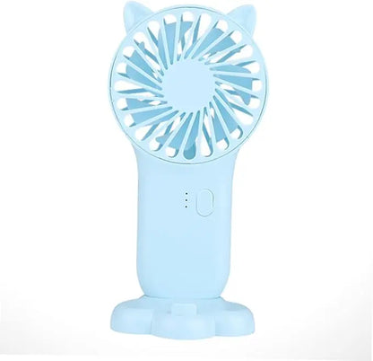 Mini Ventilador Portátil USB Recarregável Silencioso