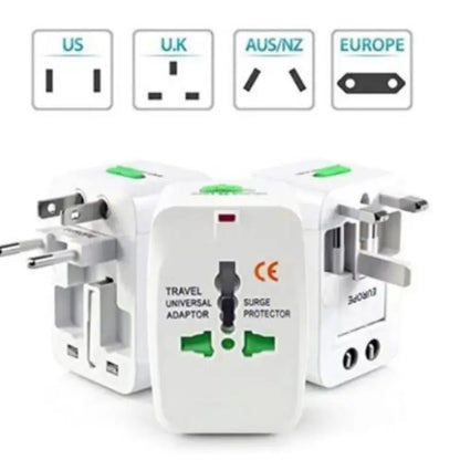 Tomada   Adaptador Universal Internacional Viagem + 150 Países