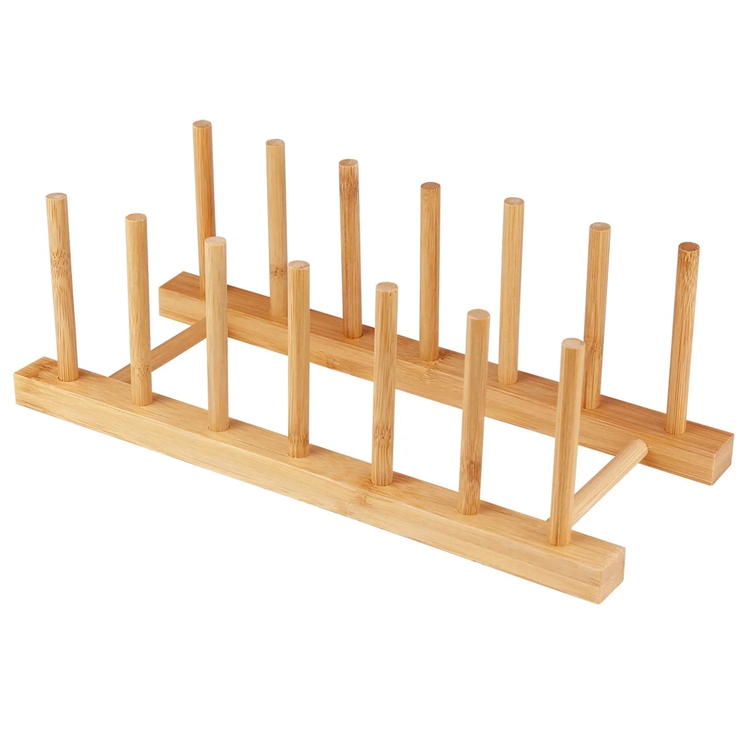 Escorredor de Louça em Bambu para Pia – Compacto e Sustentável