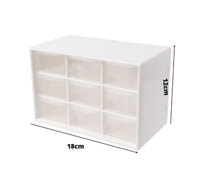 Organizador Multiuso com 9 Gavetas em Plástico Resistente