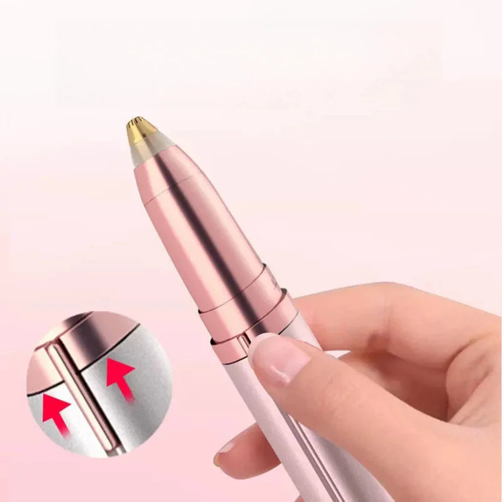 Caneta Depiladora Elétrica Portátil USB Recarregável