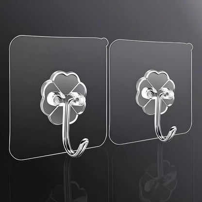 Kit 24 Ganchos Adesivos de Parede Multifuncionais