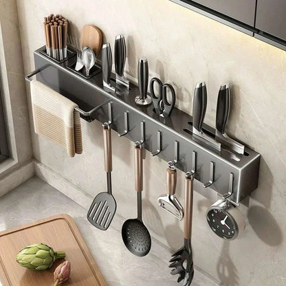 Organizador de Cozinha com Suporte para Facas, Colheres e Palitinhos
