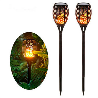 Lâmpada Solar para Jardim Efeito Tocha/Chama/ Fogo