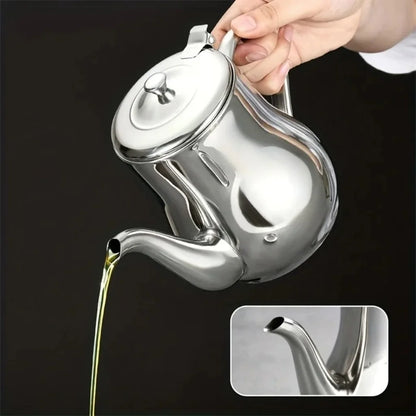 Mini Bule Inox – Compacto e Elegante para Chá e Café