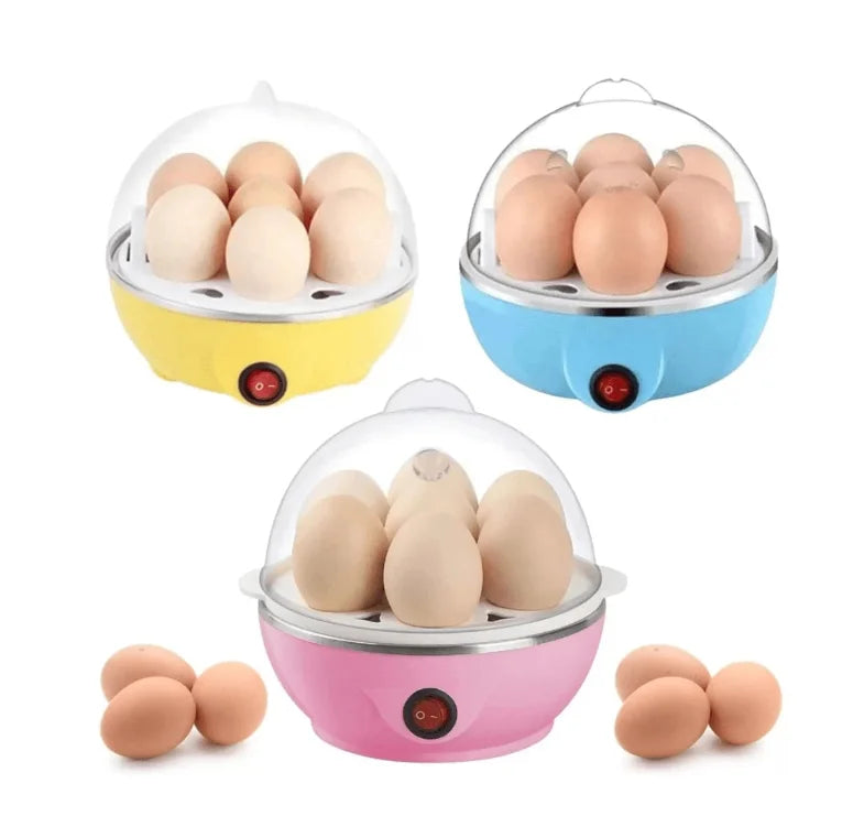 Cozedor Elétrico de Ovos – 7 Unidades 110V com Desligamento Automático