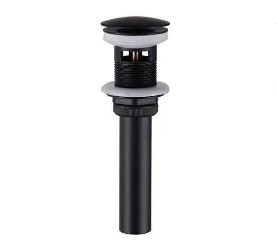 Torneira de Banheiro Tuqiu em Latão – Monocomando Preto/Cinza Água Quente e Fria