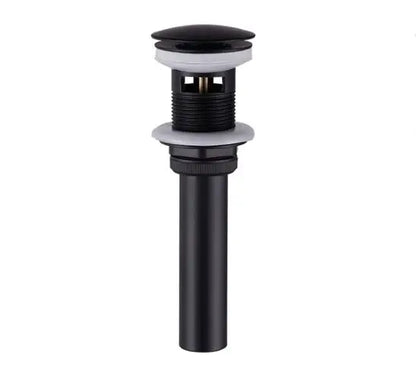 Torneira de Banheiro Tuqiu em Latão – Monocomando Preto/Cinza Água Quente e Fria