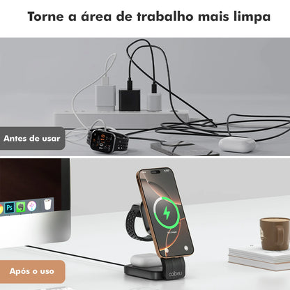 Carregador Indução MagSafe para iPhone – Wireless Charger