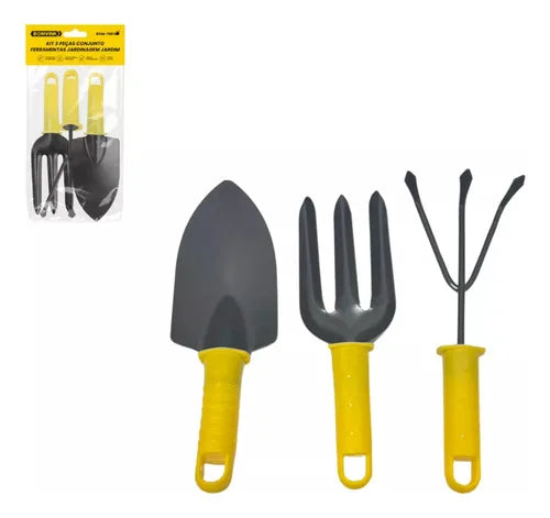 Kit de Ferramentas de Jardinagem 3 Peças