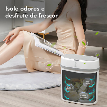 Lixeira Inteligente Automática com Sensor 12L