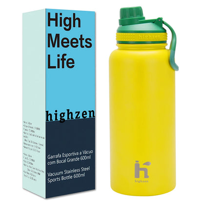 Garrafa Térmica Inox 1000ML com Alça
