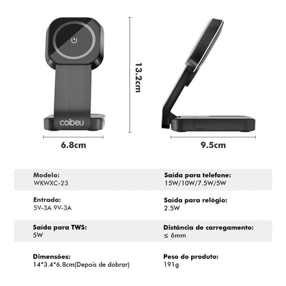 Carregador Indução MagSafe para iPhone – Wireless Charger