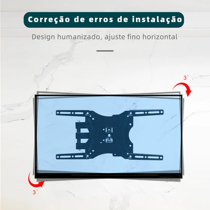 Suporte Articulado de Parede 14–42” para TV e Monitor