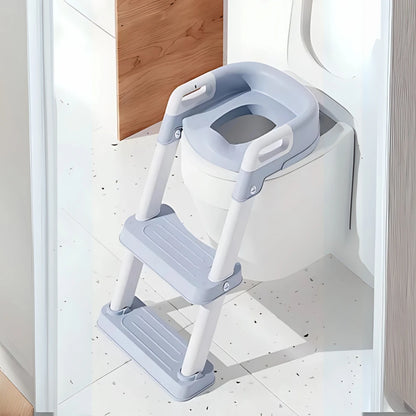 Assento Redutor Infantil com Escada – Trem Colorido