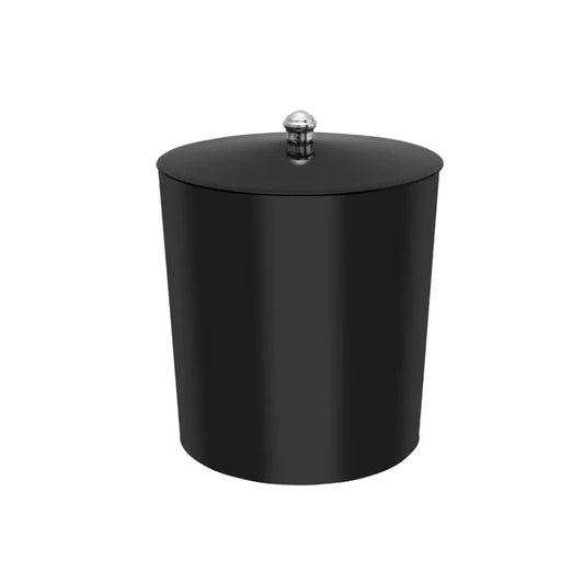 Lixeira Haus Black 5L com Tampa para Banheiro e Cozinha