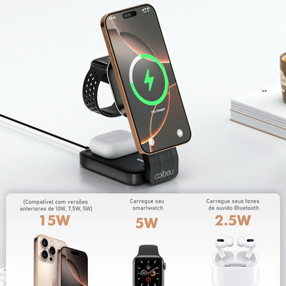 Carregador Indução MagSafe para iPhone – Wireless Charger