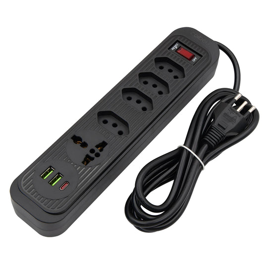 Tomada USB 2M Retrátil com Filtro e Padrão Brasileiro