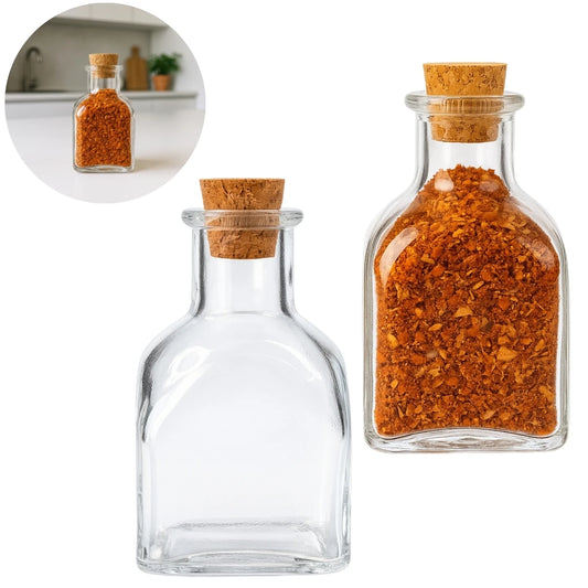 Pote de Vidro 110ml para Temperos com Tampa