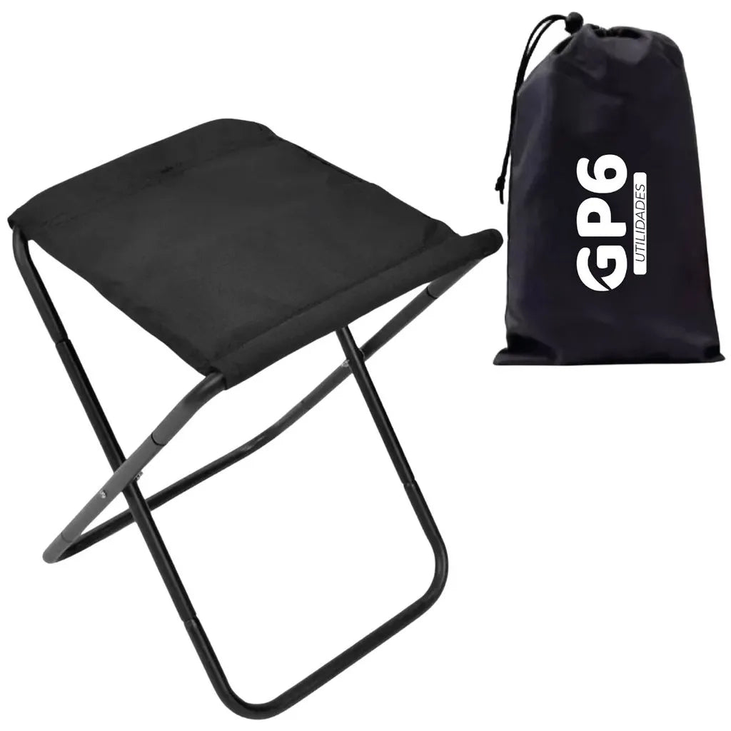 Cadeira Dobrável Mini Portátil para Camping e Praia