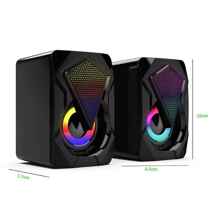 Caixinha de Som USB/P2 – Para PC, Notebook e Celular