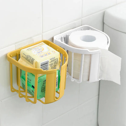 3 Suportes Adesivos para Papel Higiênico Organizador