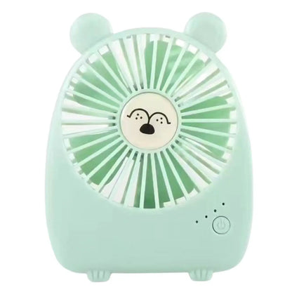 Mini Ventilador USB 3 Velocidades Silencioso e Recarregável
