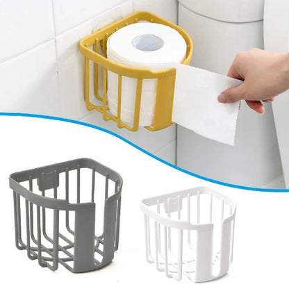 3 Suportes Adesivos para Papel Higiênico Organizador