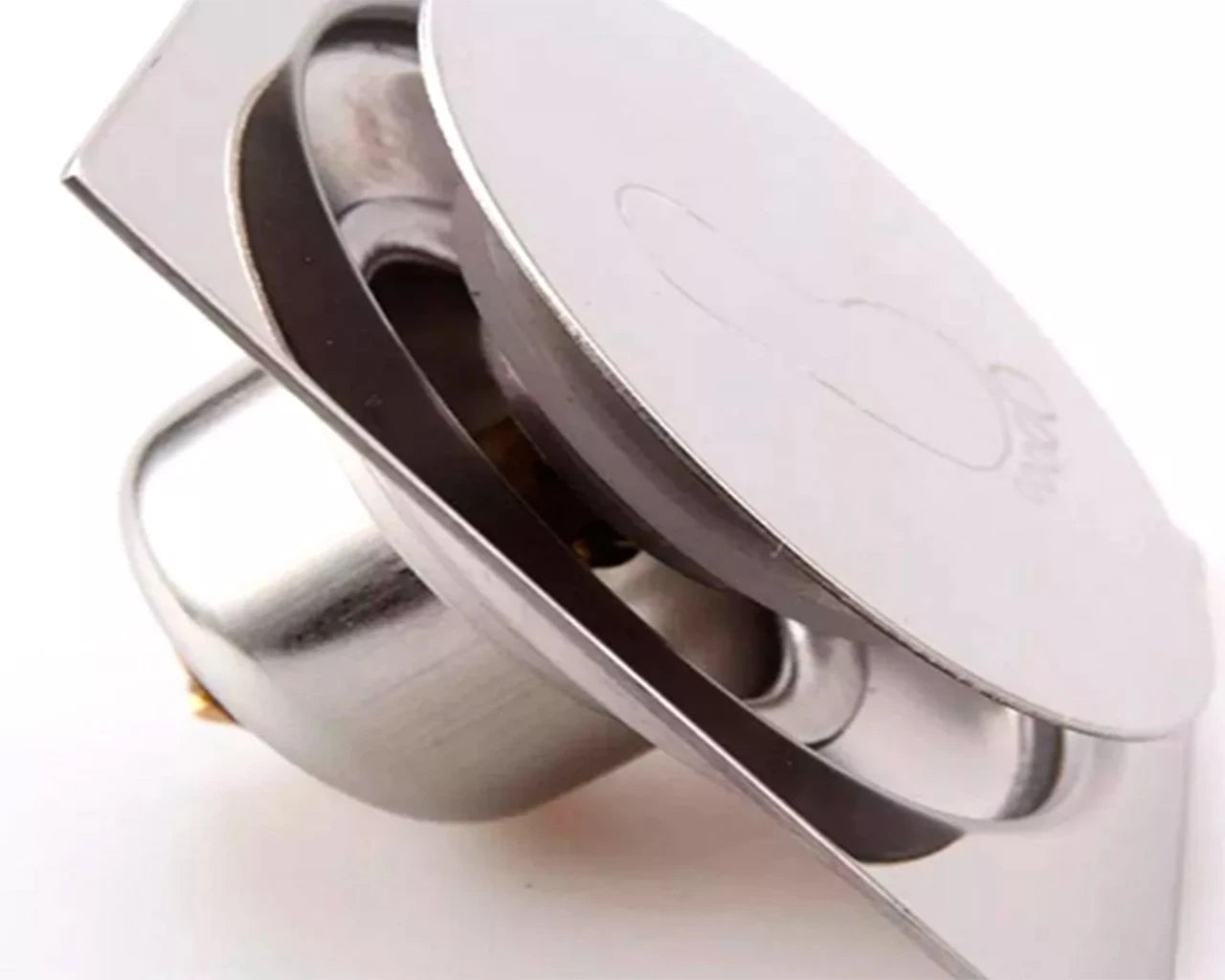 Ralo Inteligente Click 10x10cm – Banheiro Inox Cromado F901 Luuk Young