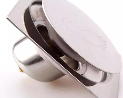 Ralo Inteligente Click 10x10cm – Banheiro Inox Cromado F901 Luuk Young